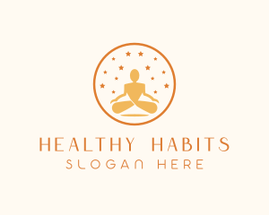 Yoga Wellness Meditation logo design