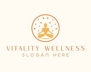 Yoga Wellness Meditation logo design