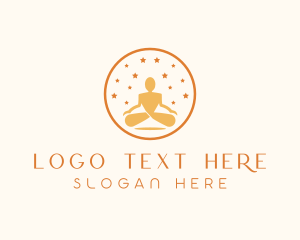 Yoga Wellness Meditation Logo