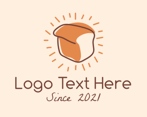 Bake - Loaf Bread Baker logo design