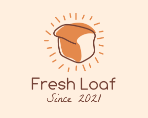 Loaf Bread Baker logo design