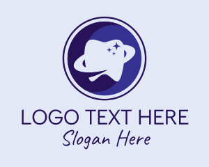 Violet - Clean Tooth Planet logo design