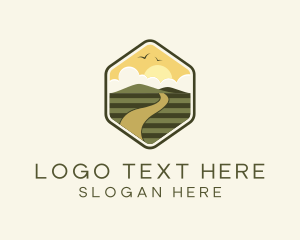 Rustic Lawn Mountain Logo