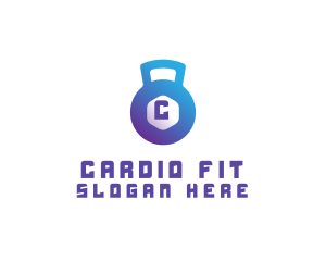 Cardio - Kettlebell Fitness Gym logo design