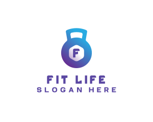 Kettlebell Fitness Gym logo design