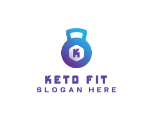 Kettlebell Fitness Gym logo design