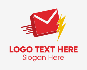 Lightning Mail Delivery  Logo