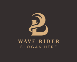 Surfing - Wave Surfing Resort logo design