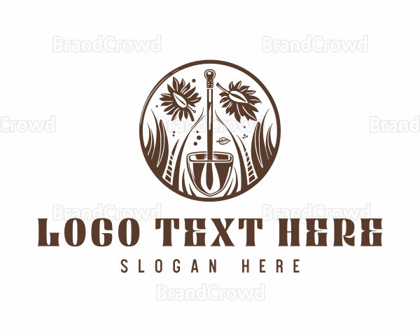 Organic Gardening Landscaping Logo