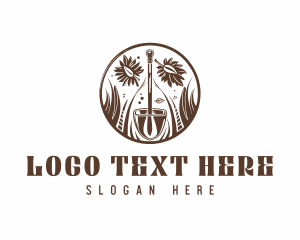 Field - Organic Gardening Landscaping logo design