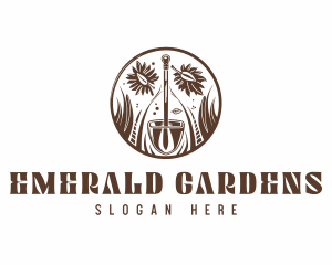 Organic Gardening Landscaping logo design