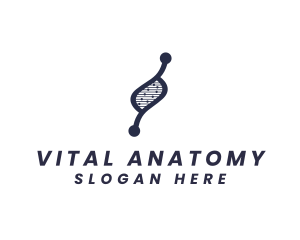 Anatomy - Biotech DNA Lab logo design