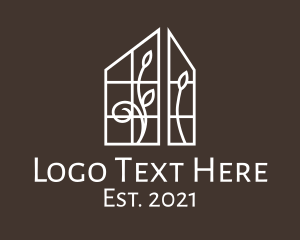 Home Staging - House Window Decor logo design