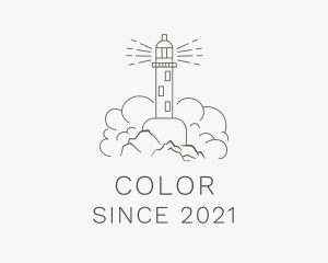 Nicotine - Lighthouse Vape Pen logo design