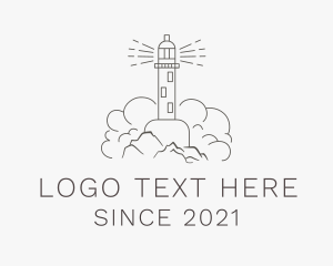 Nicotine - Lighthouse Vape Pen logo design