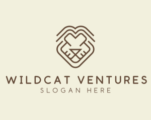 Wildcat - Tribal Lion Face logo design