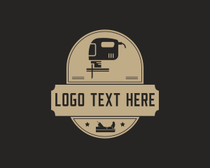 Lumberjack - Industrial Carpentry Tools logo design