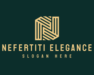 Upscale Luxury Business Letter N logo design