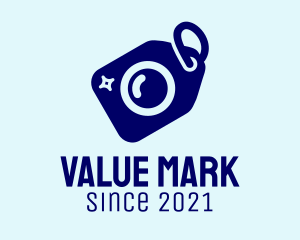 Pricing - Blue Camera Tag logo design