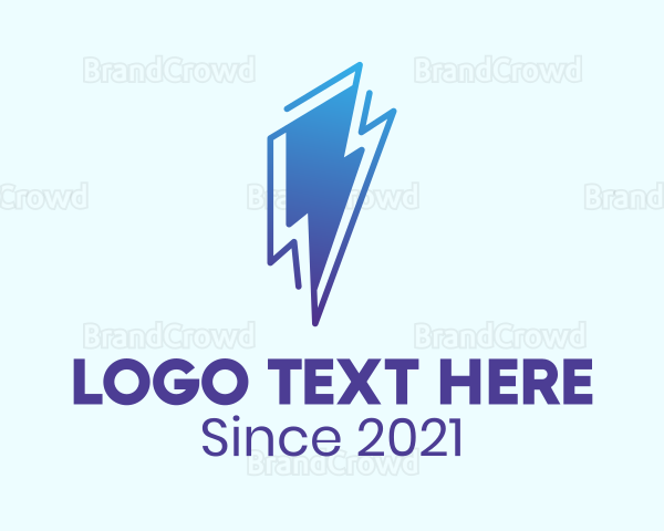 Blue Thunder Storm Logo