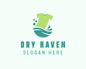 Clean Laundry Wash logo design