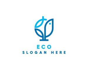 Eco Friendly Leaf logo design