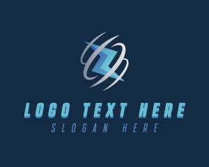 Fast - Lightning Bolt Electricity logo design