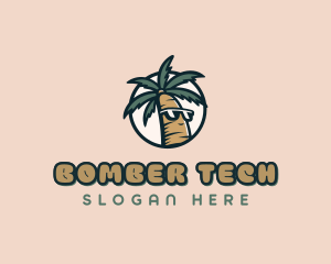 Palm Tree Landscaping Logo