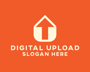 Upload - Home Arrow Delivery logo design