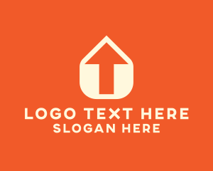 Logistic Services - Home Arrow Delivery logo design