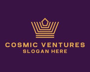 Premium Venture Crown logo design