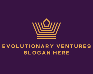 Premium Venture Crown logo design