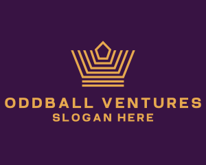 Premium Venture Crown logo design