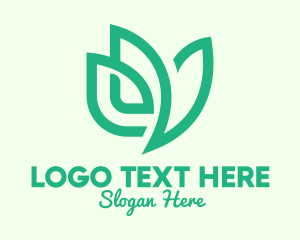 Bio - Green Eco Bird logo design