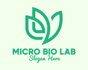 Green Eco Bird logo design