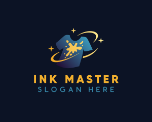 Ink Splash Apparel logo design