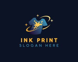 Ink Splash Apparel logo design