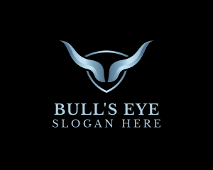 Silver Bull Horn logo design