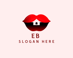 Feminine - Erotic Lips House logo design