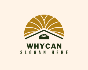 Natural Energy - Elegant Sun House logo design