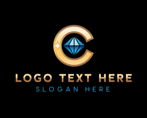 Firm - Royal Diamond Letter C logo design