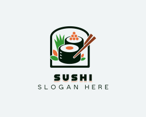 Caviar Sushi Cuisine logo design