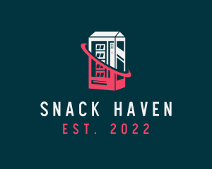 Snack Vending Machine logo design