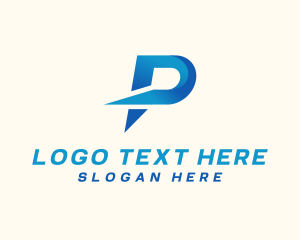 Advertising - Generic Company Business Letter P logo design