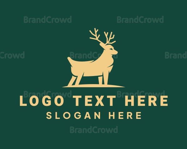 Deluxe Deer Animal Logo