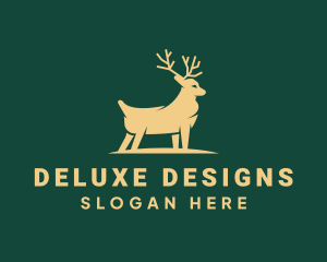 Deluxe - Deluxe Deer Animal logo design