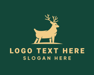 Deluxe Deer Animal Logo