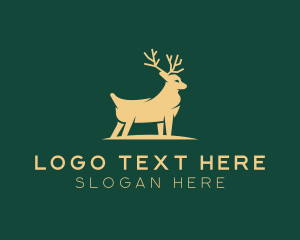 Premium - Deluxe Deer Animal logo design