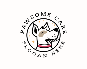 Dog Care Grooming logo design