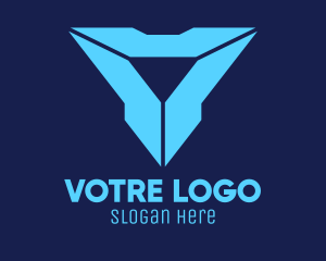Gaming - Blue Triangle Gaming Software logo design